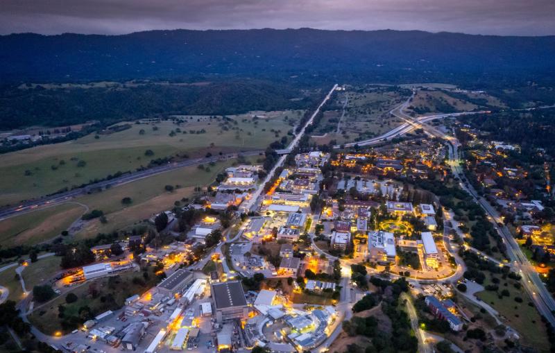 Linac at night