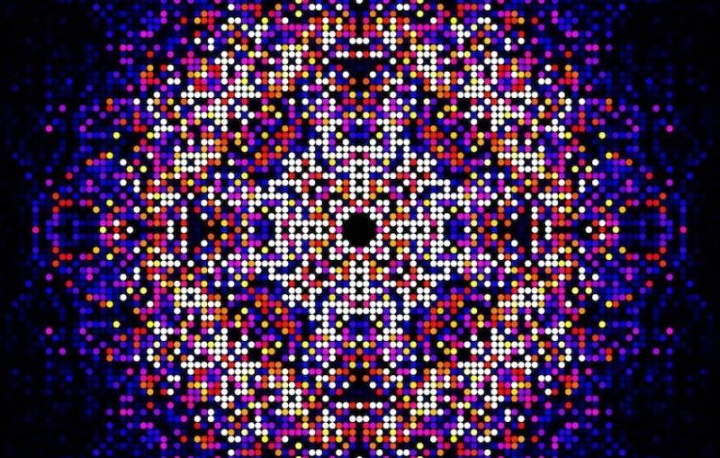 Image - diffraction pattern of Trypanosoma brucei cathepsin B protein