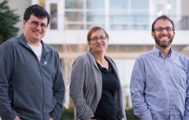 Photo - From left: Eduardo Rozo, Risa Wechsler and El...