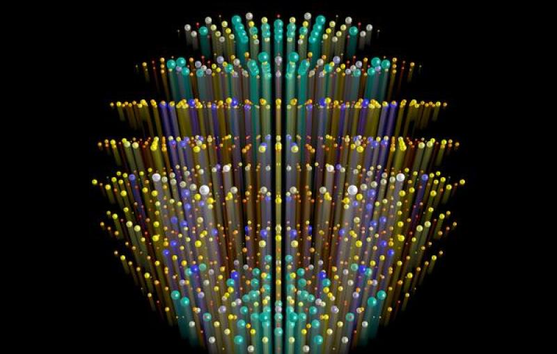 X-rays scattered from crystals formed from proteins