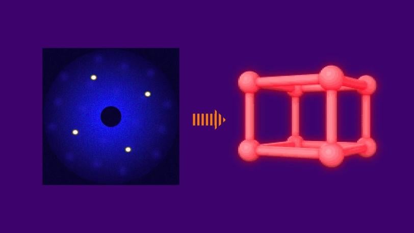 video stillframe of ultrafast electron diffraction