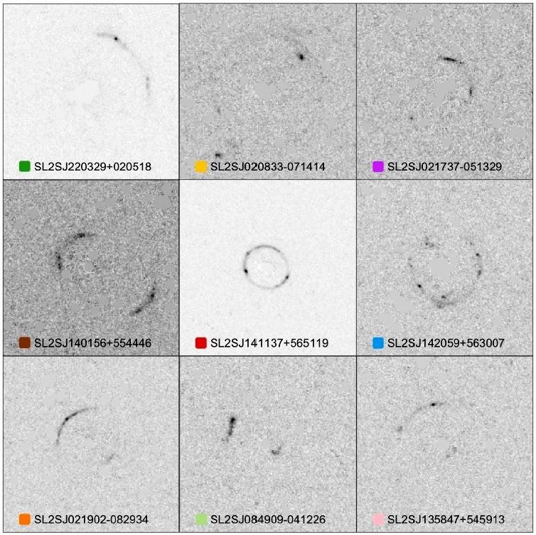 Hubble Images of Lenses