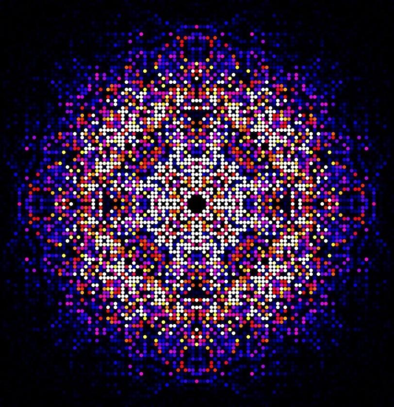 Image - diffraction pattern of Trypanosoma brucei cathepsin B protein