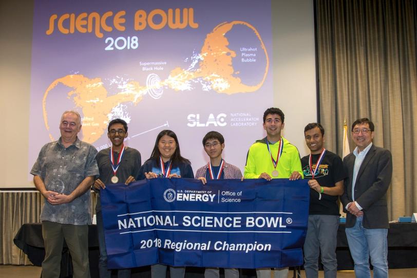 Regional Science Bowl champion team