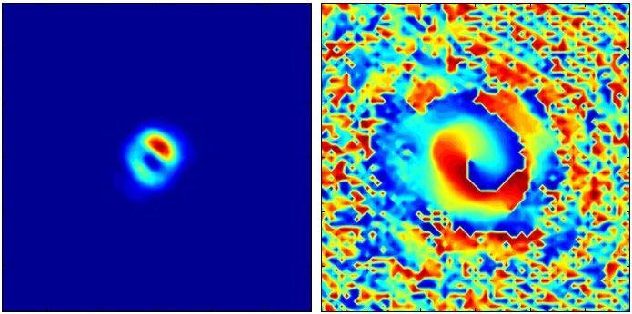 These images shows the spiral structure of the cohere...