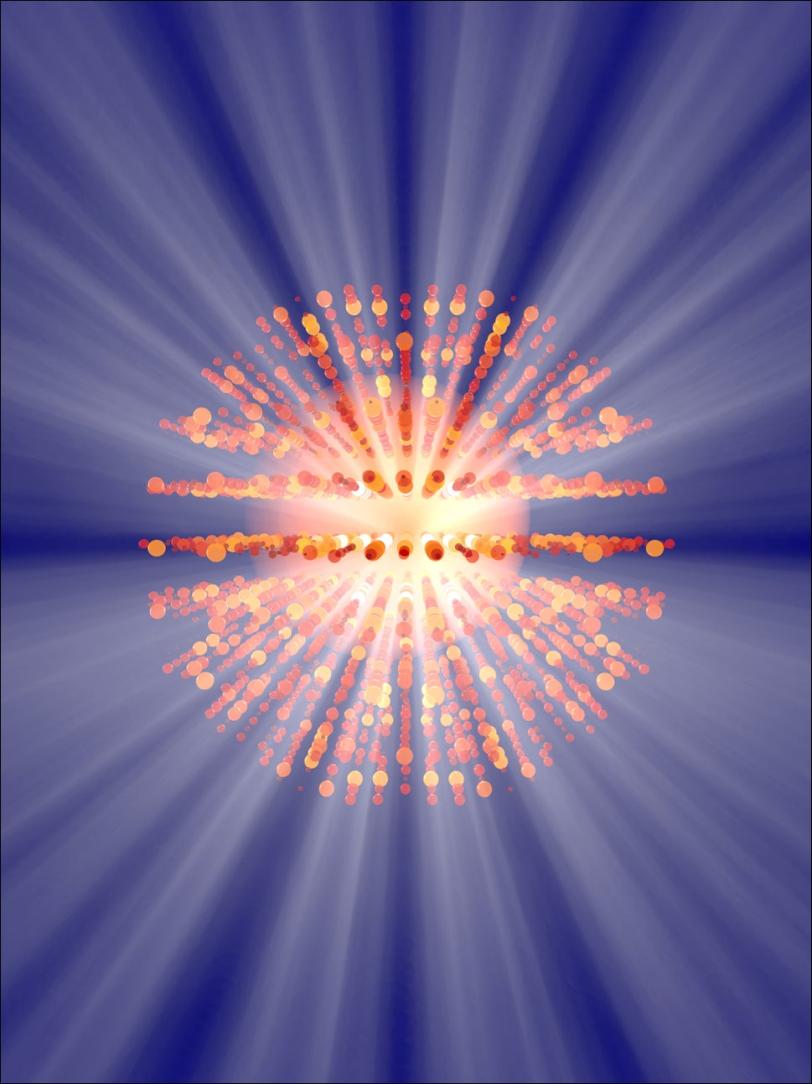 Image - This illustration represents data derived from 175,000 X-ray diffraction patterns of Trapanosoma brucei cathepsin B, a protein relevant to African sleeping sickness, measured with X-ray pulses at SLAC's Linac Coherent Light Source. (CFEL)