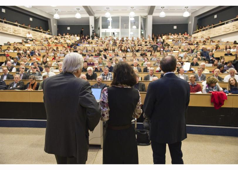 Scientists, journalists and others converging at CERN