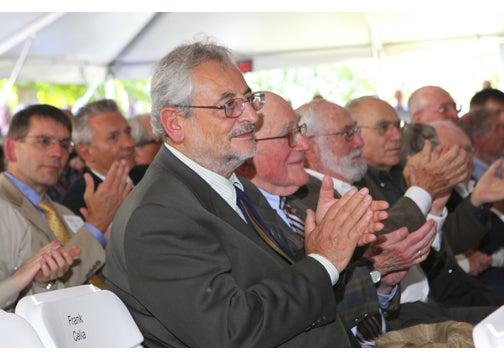 Claudio Pellegrini at the LCLS Dedication (Photo by Brian Long.)