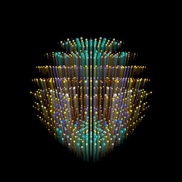 X-rays scattered from crystals formed from proteins