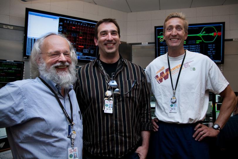 Uli Wienands, Jerry Yocky and Mark Hogan in the MCC (Photo by Mike Ross.)