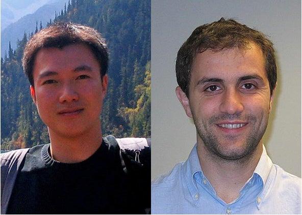 SLAC Scientists Dao Xiang and Leonardo Senatore