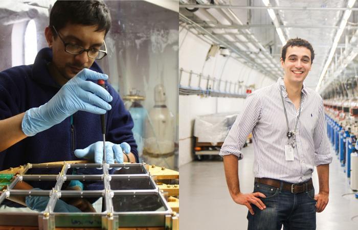 Zeeshan Ahmed and Agostino Marinelli, SLAC's 2015 Panofsky Fellows 