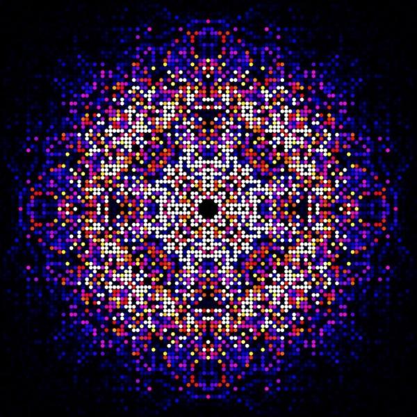 Image - diffraction pattern of Trypanosoma brucei cathepsin B protein