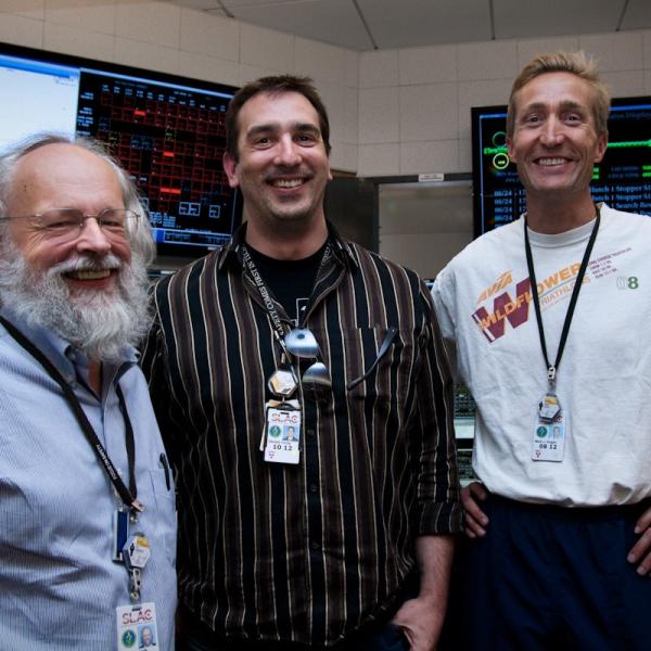 Uli Wienands, Jerry Yocky and Mark Hogan in the MCC (Photo by Mike Ross.)