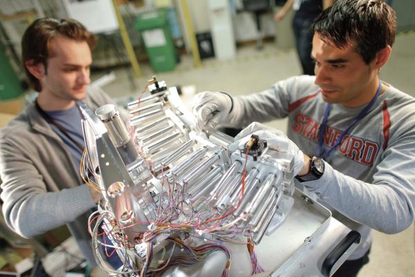 A spectrometer at SLAC's Stanford Synchrotron Radiation Lightsource