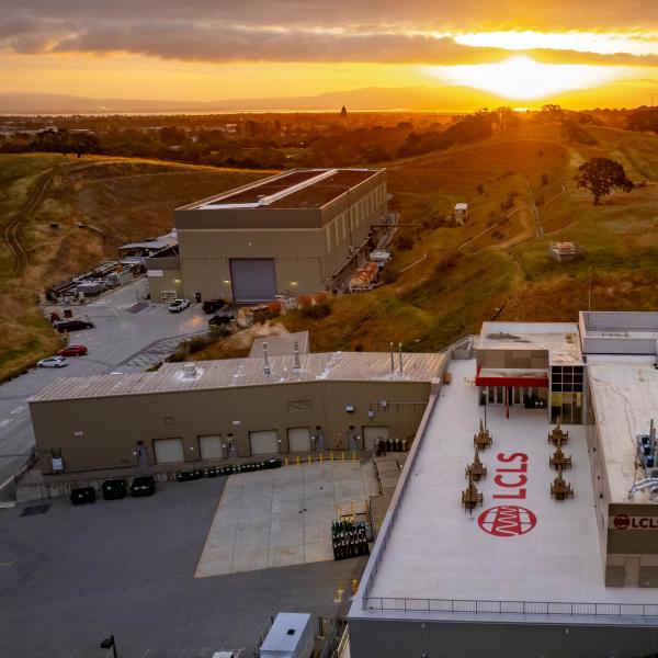 Rooftop view of Linac Coherent Light Source (LCLS)