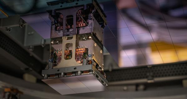 Focal plane of the Legacy Survey of Space and Time (LSST) camera.